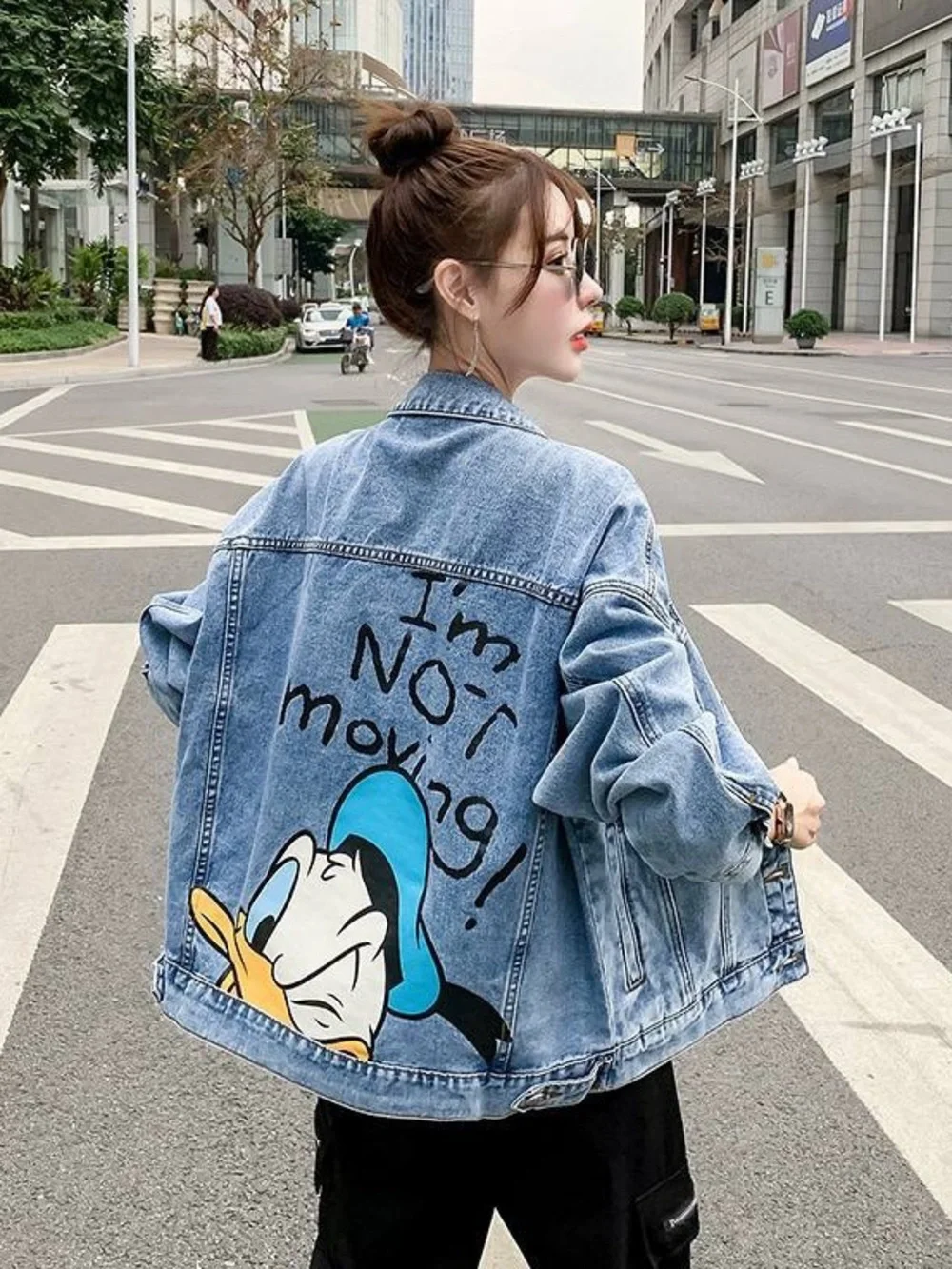 Graphic Donald Duck Denim Jacket - Picture 6 of 7